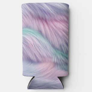 Rafraîchisseur Pour Canette Slim Pastel Rainbow Fur