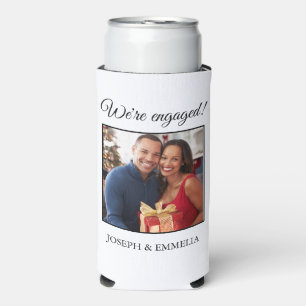 Rafraîchisseur Pour Canette Slim Photo Du Parti De L'Engagement Blanc Heureusement 