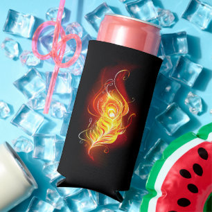 Rafraîchisseur Pour Canette Slim Plumes de paquetage de feu