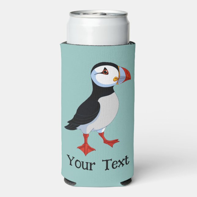 Rafraîchisseur Pour Canette Slim Puffin Design Seltzer Can Cooler (Seltzer Verso)