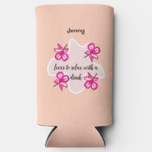 Quatre fleurs roses florales