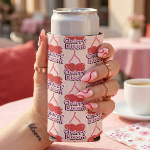 Rafraîchisseur Pour Canette Slim Refroidisseur de canette Cherry Bloom