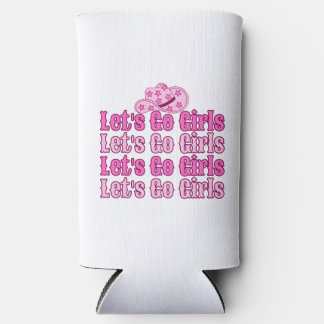 Rafraîchisseur Pour Canette Slim Refroidisseur de canette de seltzer Rose Cowgirl R