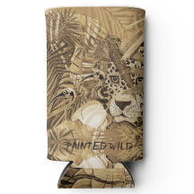 Refroidisseur de canette Léopard Sepia Sauvage