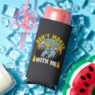 Rafraîchisseur Pour Canette Slim Retro - Don't Moose with Me