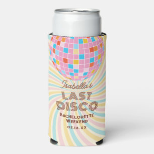Rafraîchisseur Pour Canette Slim Retro Super Dernier Disco Bachelorette Party