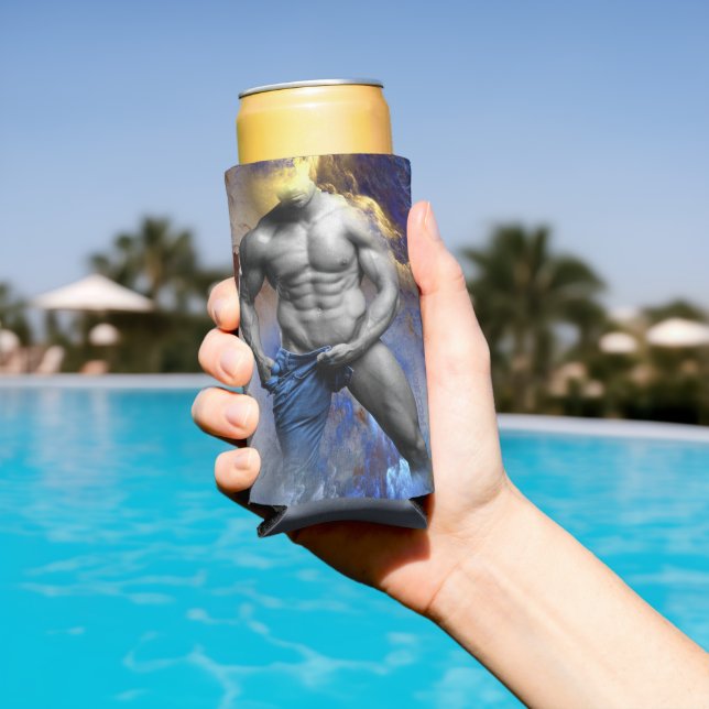 Rafraîchisseur Pour Canette Slim SlipperyJoe's musculaire physique chemise vapeur (Piscine in situ)