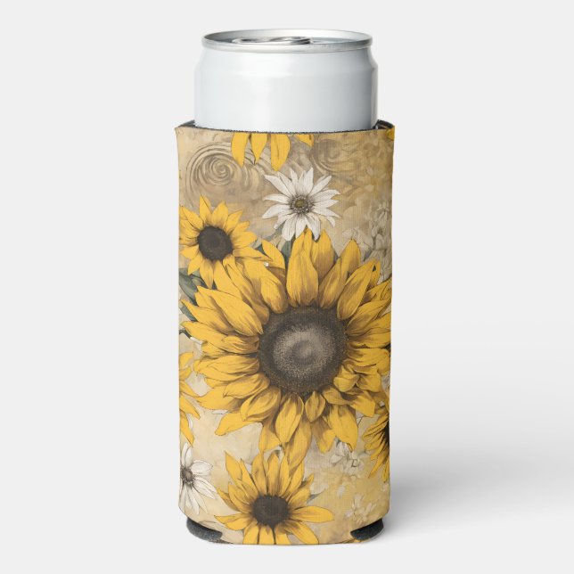Rafraîchisseur Pour Canette Slim Sunflower (Seltzer Verso)