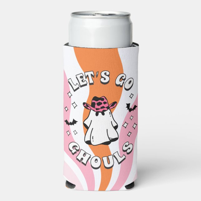 Rafraîchisseur Pour Canette Slim Super Go Ghouls Bachelorette (Seltzer Recto)