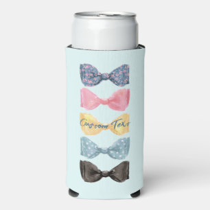 Rafraîchisseur Pour Canette Slim Ties papillons personnalisés