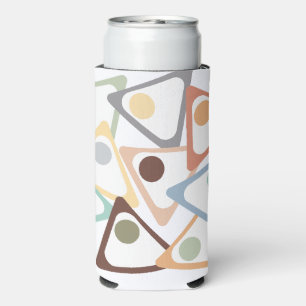 Rafraîchisseur Pour Canette Slim Triangles Pastel