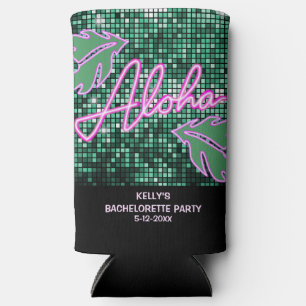 Rafraîchisseur Pour Canette Slim Tropical Disco Bachelorette Party Neon