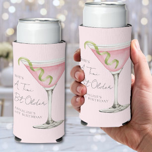 Rafraîchisseur Pour Canette Slim Un peu plus âgé Martini Anniversaire