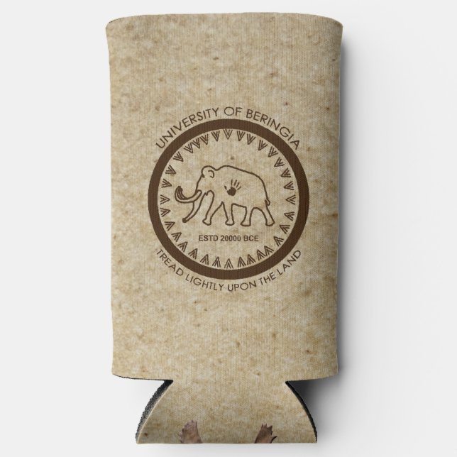 Rafraîchisseur Pour Canette Slim Université de Beringia Mammoth Can Cooler (Recto)