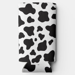 Rafraîchisseur Pour Canette Slim Vachette noire et blanche