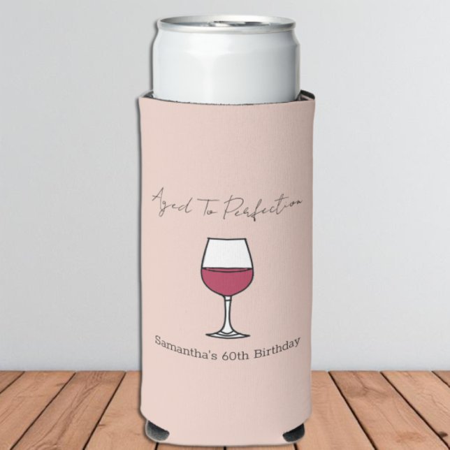 Rafraîchisseur Pour Canette Slim Vin de la perfection 60e anniversaire (Créateur téléchargé)