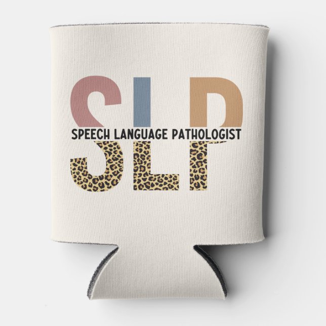 Rafraîchisseur Pour Canette SLP Discours Pathologiste Typographie Empreinte de (Devant)