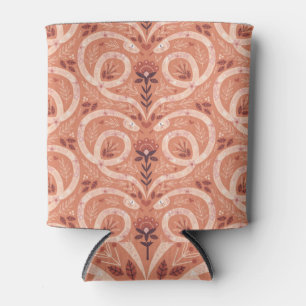 Rafraîchisseur Pour Canette Snake floral folk : Vintage symétrique