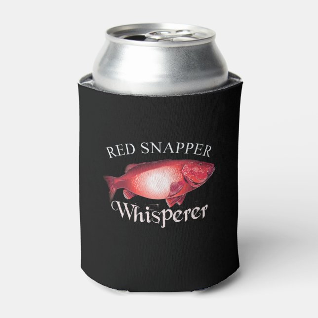 Rafraîchisseur Pour Canette Snapper rouge Whisperer Dark (Can devant)