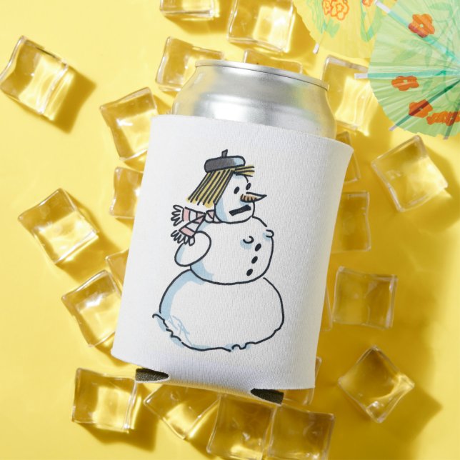 Rafraîchisseur Pour Canette Snowwoman can cooler (Été in situ)