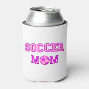 Rafraîchisseur Pour Canette Soccer Maman Dessin Et Texte Tout Rose