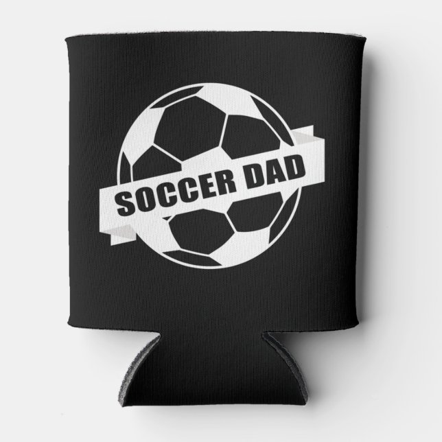 Rafraîchisseur Pour Canette Soccer Papa Famille Joueur Sport Lover (Devant)