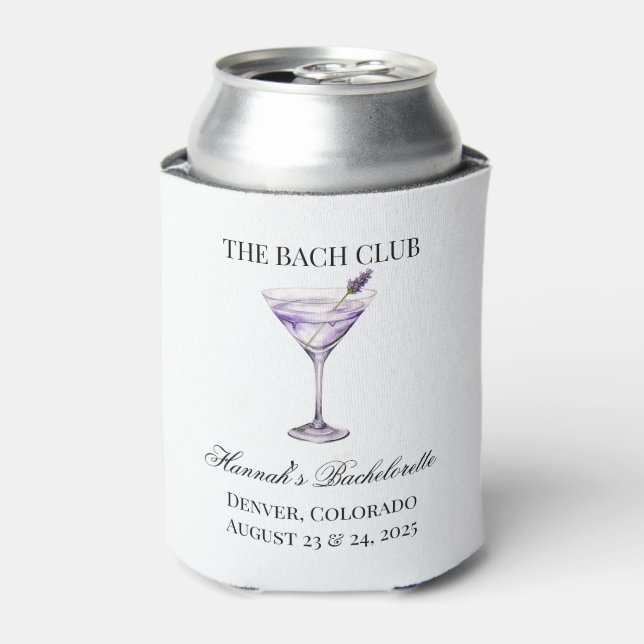 Rafraîchisseur Pour Canette Social Club Lavender Cocktail Girp Trip Can Cooler (Can devant)