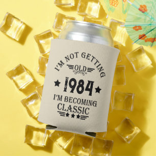 Rafraîchisseur Pour Canette Soirée de 40 ans vintage personnalisée