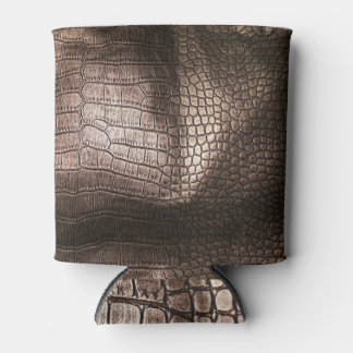 Rafraîchisseur Pour Canette Soirée Luxe : Cuir Texturé Sophistication