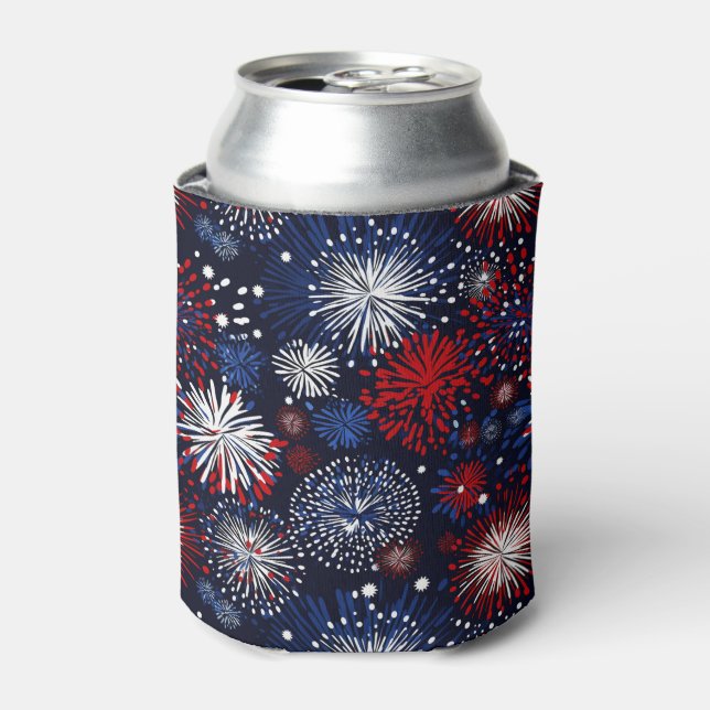 Rafraîchisseur Pour Canette Spectacle patriotique de feux d'artifice (Can devant)