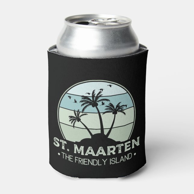 Rafraîchisseur Pour Canette St Martin Le sympathique rétro de l'île Sint Marti (Can devant)