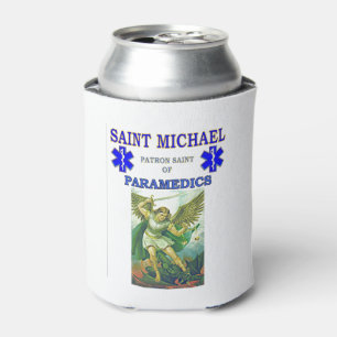 RAFRAÎCHISSEUR  POUR CANETTE ST MICHAEL PATRON SAINT DE PARAMEDICS