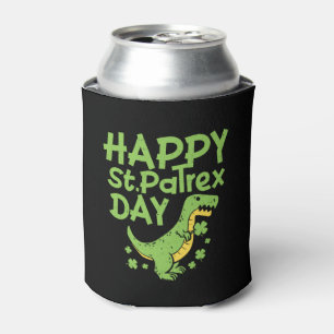 Rafraîchisseur Pour Canette St Patrex Funny Irlandais T-Rex Jour de la Saint P