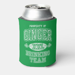 Rafraîchisseur Pour Canette St Patrick's Day Ginger Drinking Team