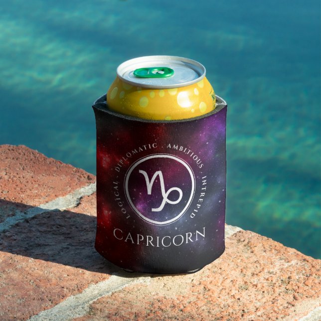 Rafraîchisseur Pour Canette Starfield Capricorne Chèvre Zodiac occidental (Piscine in situ)