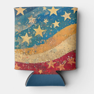 Rafraîchisseur Pour Canette Stars et rayures Folksy