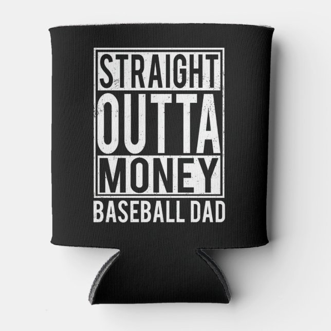 Rafraîchisseur Pour Canette Stright Outta Monkey Baseball DAD (Devant)