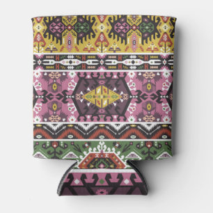 Rafraîchisseur Pour Canette Style tribal coloré, motif sans couture.