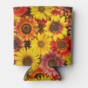 Rafraîchisseur Pour Canette Sunflowers Motif sans couture