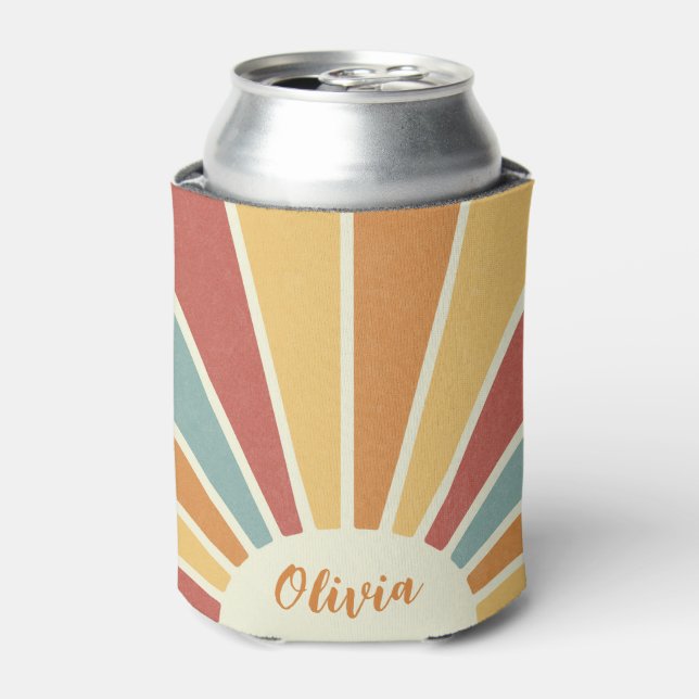 Rafraîchisseur Pour Canette Super grunge style rétro design soleil (Can devant)
