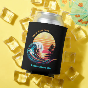 Rafraîchisseur Pour Canette Surf au coucher du soleil