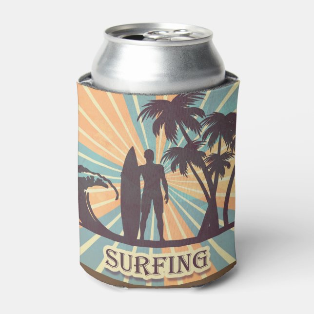Rafraîchisseur Pour Canette Surfer Dude Can Cooler (Can devant)