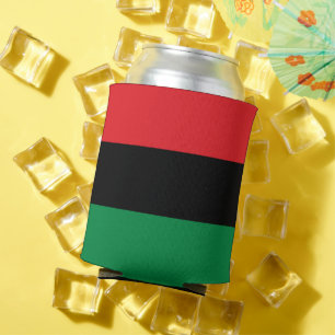 Rafraîchisseur Pour Canette Symbole panafricain du drapeau et de l'Union / fan