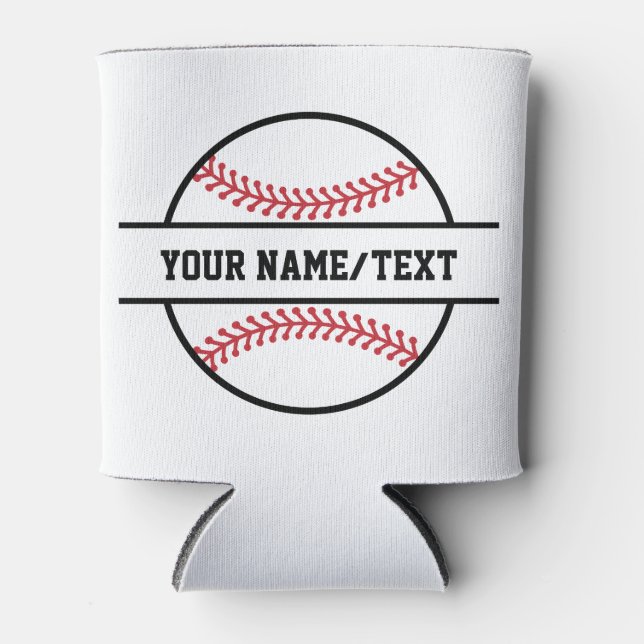 Rafraîchisseur Pour Canette T-Shirt de baseball personnalisé pour homme (Devant)