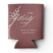 Talk 30 to me Modern Minimalist 30th Birthday