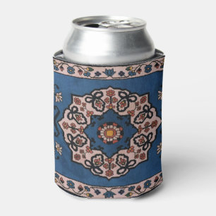 Rafraîchisseur Pour Canette Tapis persan bleu oriental, motif turc