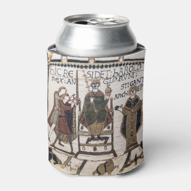 Rafraîchisseur Pour Canette Tapisserie de Bayeux - Coronation de King Harold (Can devant)