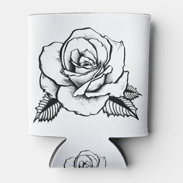 Rafraîchisseur Pour Canette tatouage rose (Devant)