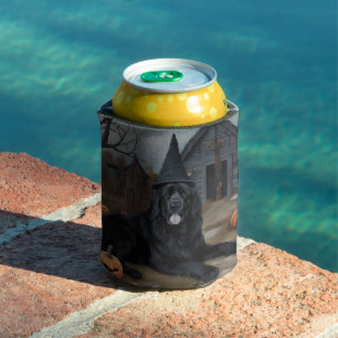 Rafraîchisseur Pour Canette Terre-Neuve Citrouille Halloween effroi