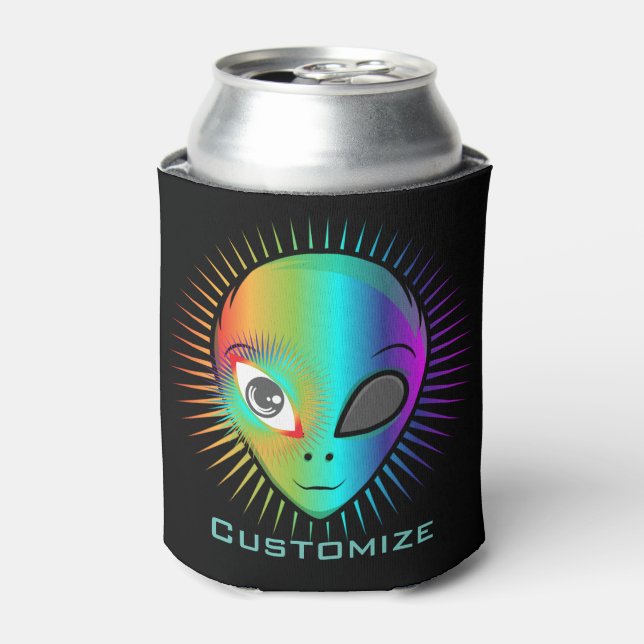 Rafraîchisseur Pour Canette Tête Alien clignotante Tonnerre_Cove (Can devant)